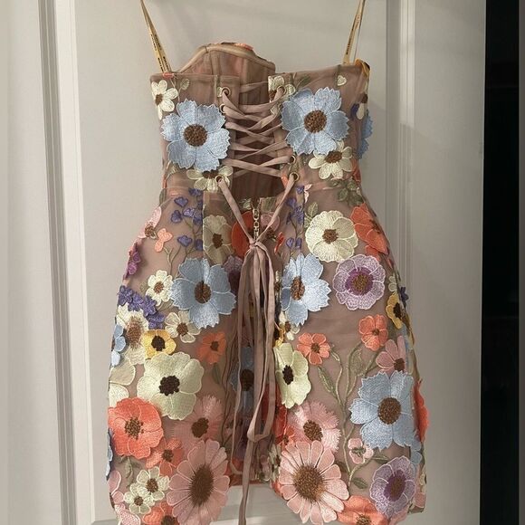 NWOT Bronx and Banco BOUQUET MARAYA PASTEL MINI DRESS‎ - Picture 12 of 14